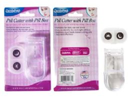 144 Sets Pill Cutter With Pill Box - Pill Boxes and Accesories
