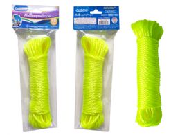 48 Pieces 20mx5mm Poly Rope Yellow 175g All New Material  - Rope and Twine