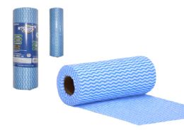 24 pieces Reusable Cleaning Cloth 50pc Blue Clr - Kitchen Towels