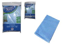 96 Pieces 25-Piece REUSABLE CLEANING SHEETS BLUE Color - Kitchen Towels