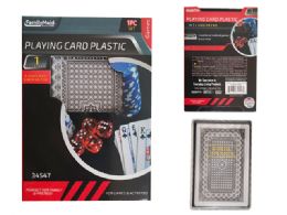 24 Pieces Playing Card 100% Pl 5.6cm X8.7cm Red, Black - Card Games