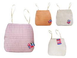 48 Wholesale Grid-Pattern Seat Cushion 16.1inchx15inch 