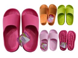 48 pieces Women's Eva  Sandals Pink, Black ,,beige Clr - Women's Sandals