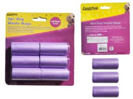 12 pieces 6pc  Dog Waste Bags  20 Bags Each - Pet Grooming Supplies