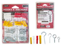 48 pieces Hooks & Anchors - Hooks
