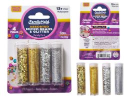 24 Pieces CRAFT MICRO BEAD and FLAKE 4-Piece - Craft Beads