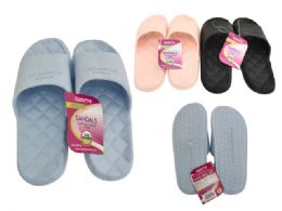 Wholesale Footwear Women's Eva Sandals Black Pink White