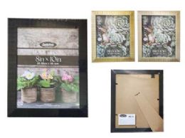 24 pieces Photo Frame 8inchx10inch Gold,black Champagne 3asst Clr - Picture Frames