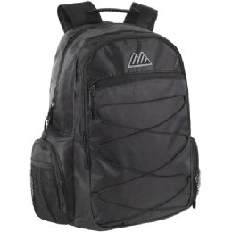 19-Inch Bungee Backpack W Laptop Sleeve - Black