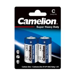 6 Pieces C Super Heavy Duty Batteries 2 ct - Batteries