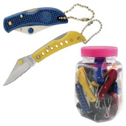 3 Pieces 36 Assorted Knives In Display Jar - Box Cutters and Blades