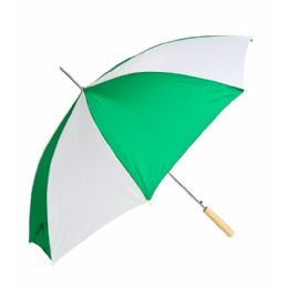12 Pieces 48inch Green And White Barton Outdoor Rain Umbrella - Umbrellas & Rain Gear