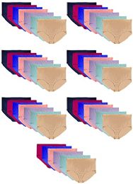 48 Pieces Yacht & Smith 48 count Of Women's Underwear Brief Underpants Panties, Homeless Charity Donation - Womens Panties & Underwear