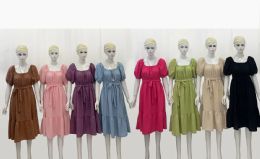 48 Pieces Women's Dress Short Sleeve - Womens Sundresses & Fashion