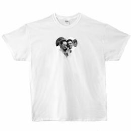 6 of Custom Print White T-Shirt Large