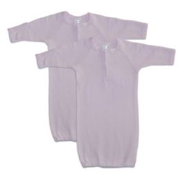 12 of Preemie Pink Rib Knit Gown Solid Color 2-Pack