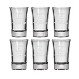 2 of Shot Glasses - 6 pack - Personalized