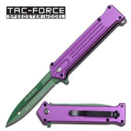 12 of TAC-Force "Why So Serious?" Folding Knife