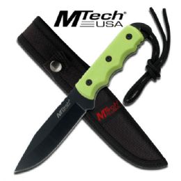 15 of 8" Full Tang Blade with Nylon Fiber Handle and Lanyard