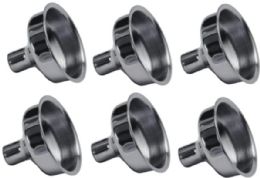 10 of Stainless Steel Multi-Purpose Funnels Set of 6