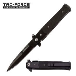 12 of TAC-FORCE Speedster  - All Black Pocket Knife