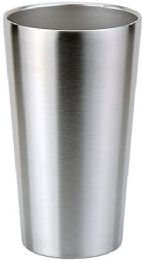 3 of Stainless Steel Tumbler 16 oz. Insulated Metallic Grey