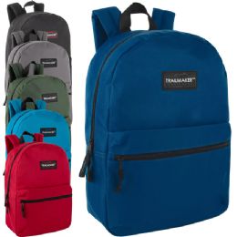 24 Pieces 17-Inch Trailmaker Classic Backpack - Backpacks 17"