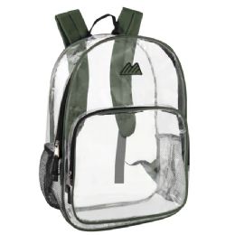 24 of Trailmaker 17 Inch Clear Backpack Green