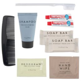 100 of Deluxe 10 Piece Hygiene And Toiletries Kit