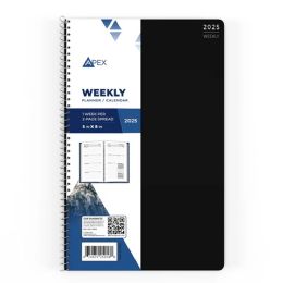 44 Wholesale 2025 Spiral Weekly Planner 5x8"
