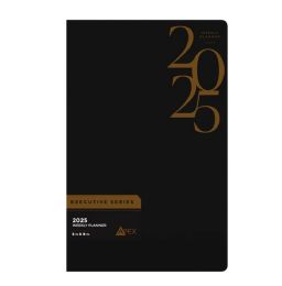 48 Wholesale 2025 Weekly planner 5x8" Black Burgundy Brown