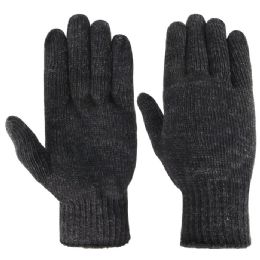100 of Adult Knitted Wool Gloves