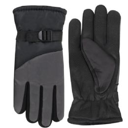 50 of Adult Winter Color Block Gloves - Grey