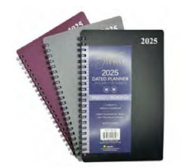 48 Pieces Carton 2025 Dated 8inch X 10inch Poly Textured Weekly/monthly Planners In 3 Assorted Colors - Planners & Journals