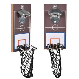 24 pieces Basketball Wall Mount Bottle Opener 7.87inch - Basketballs