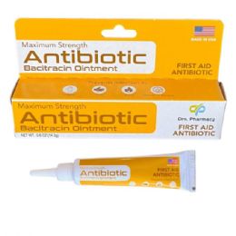24 Wholesale Drs. Pharmacy 0.5oz Maximum Strength Antibiotic Bacitracin Ointment