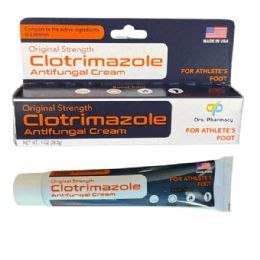 24 Wholesale Drs. Pharmacy 1oz Original Strength Clotrimazole Antifungal Cream
