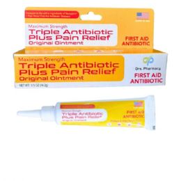24 pieces Drs. Pharmacy 0.5oz Maximum Strength Triple Antibiotic Plus Pain Relief - Pain & Allergy Relief for Donation