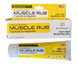 24 pieces Drs. Pharmacy 1.75oz Original Strength Muscle Rub - Pain & Allergy Relief for Donation