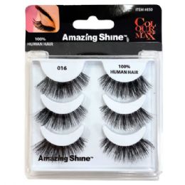 36 of Amazing Shine Colour To The Max 3 Pair 100% Human Hair Eyelash Set In Style 016