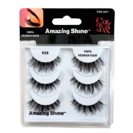 36 of Amazing Shine Colour To The Max 3 Pair 100% Human Hair Eyelash Set In Style 023