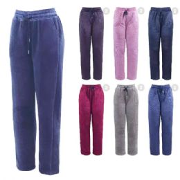 12 of Lady Fur Lined Corduroy Pants assorted Sizes