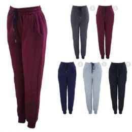 12 of Lady Fur Lined Sweat Pants assorted Sizes