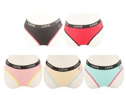 30 of Ladies Assorted Underwear Love Waistband