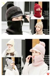 12 of Winter Hat with Neck Scarf with Zipper