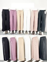 12 of Ladies Tie-Waisted Palazzo Pants