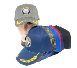 12 of Navy Baseball Hats (sold By The Dozen, Assorted Colors)