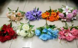 12 of Roses And Pompon Bouquet 6pcs