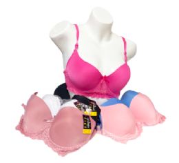 12 of Womens Push-Up Bras Assorted Sizes