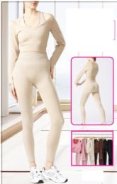 12 of Ladies Athletic Set Long Sleeve Top and Leggings